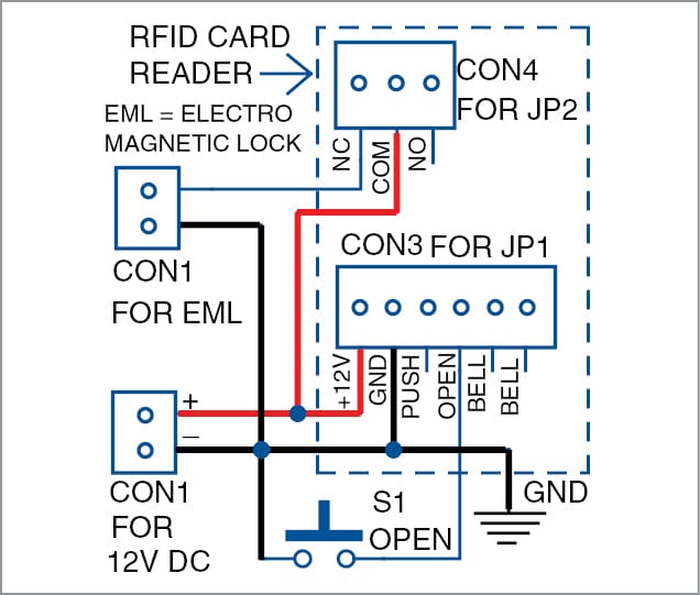Access Control System Circuit