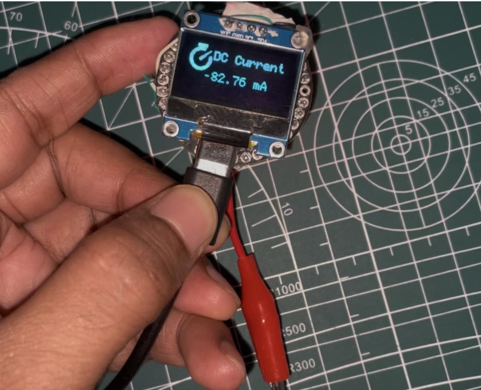 Smallest Ammeter and Energy Monitor Device
