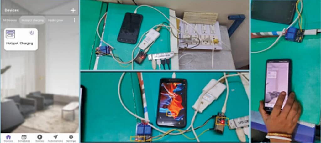 Smart ESP32 Solution to Optimize Mobile Tethering and Battery Management
