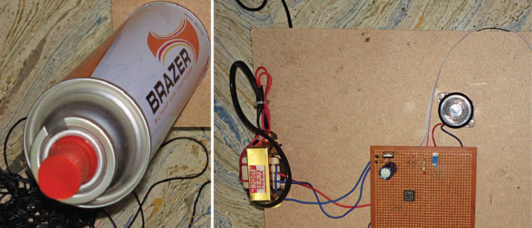 LPG leakage detector prototype