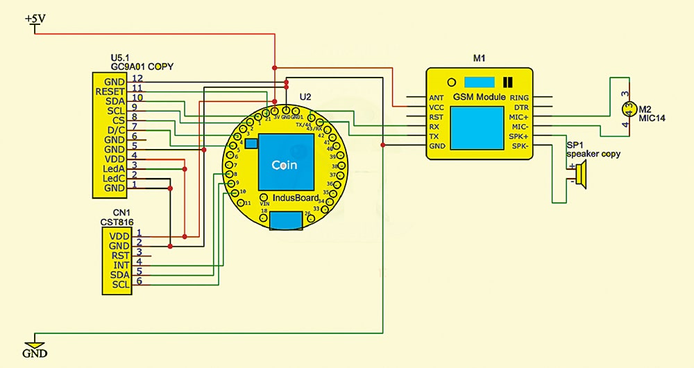 IndusPhone circuit diagram