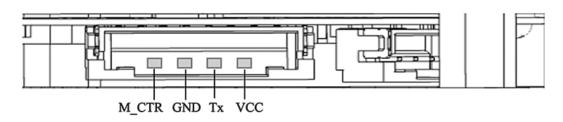 Lidar connector pins