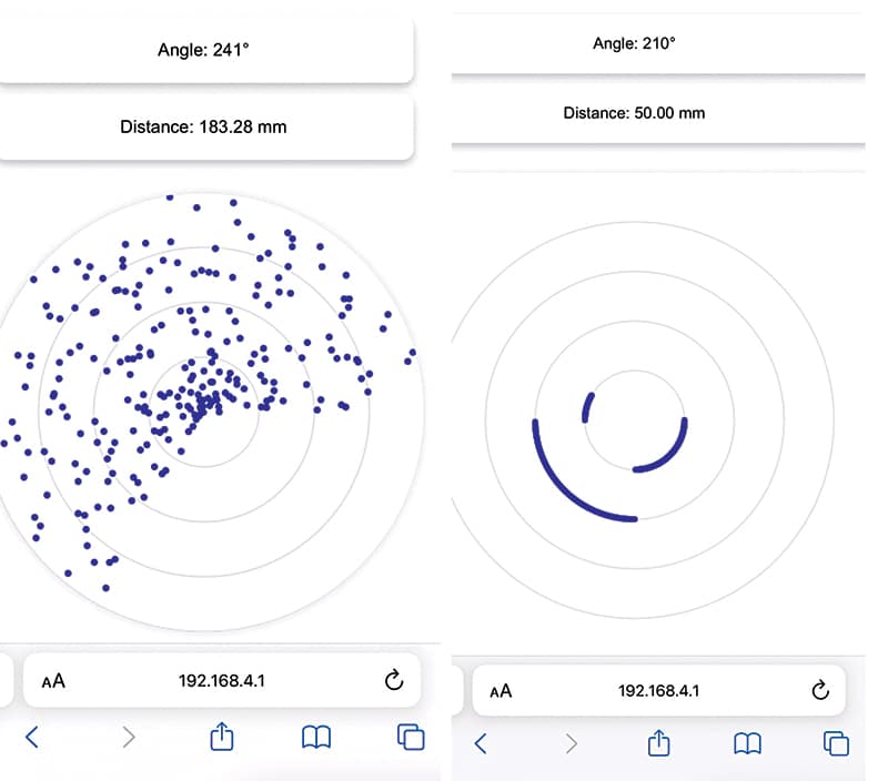 Standalone IoT based Lidar Radar Data