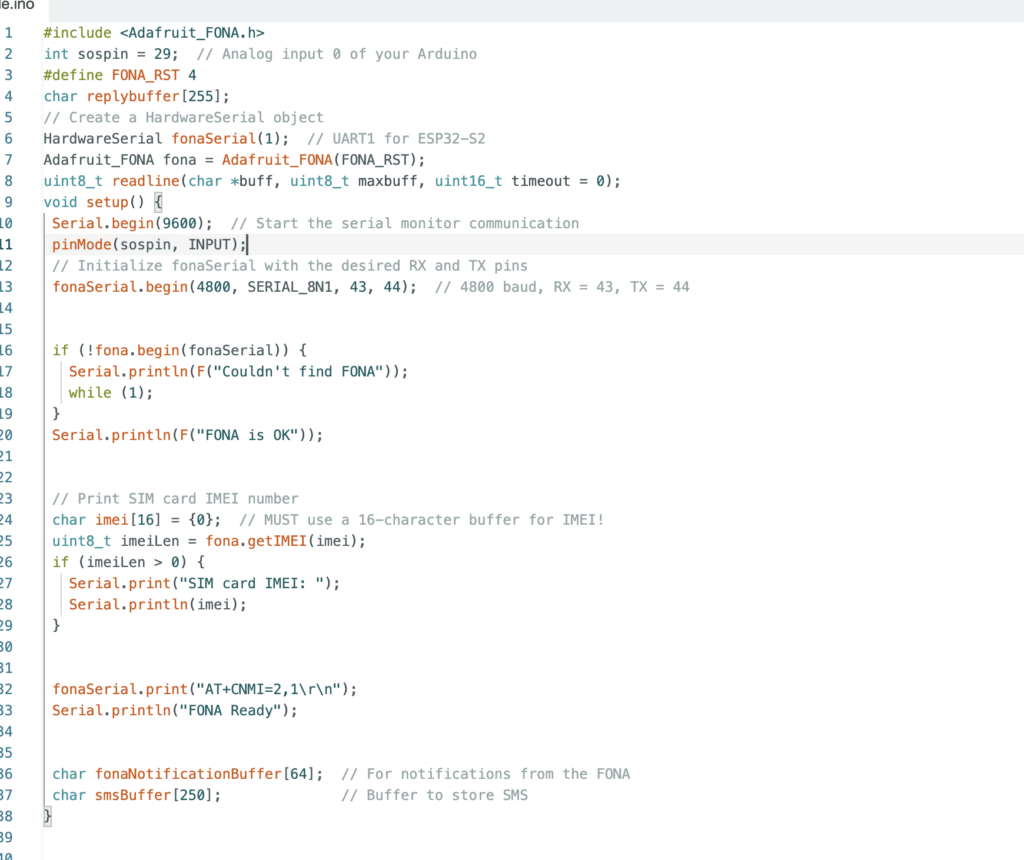 SOS DeviceĀ Code